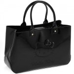 Grand sac � main Hello Kitty verni noir By Camomilla