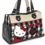 Grand sac � main Hello Kitty Campus noir By Camomilla