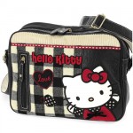 Sac bandouli�re Hello Kitty Campus noir By Camomilla