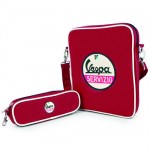 Sacoche Ipad 1 et 2 Vespa rouge et �cru