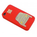 Coque Iphone 4 Fiat rouge