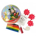 Boule de no�l ornement de sapin Mickey garnie