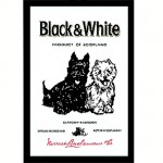 Miroir Whisky Black and White