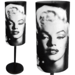Lampe Marilyn Monroe noir