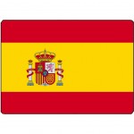 Planche  dcouper Taureau drapeau Espagnol Cbkreation 28.5 cm