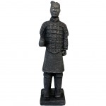 Figurine Guerrier de l'Arme de Terre Cuite - 44 cm