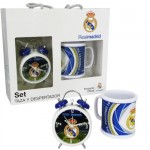 Coffret Mug m�lamine et r�veil Real Madrid