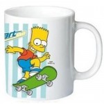 Mug Bart Simpsons blanc