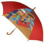 Parapluie Manny et ses outils rouge