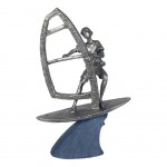 Statuette Le Windsurfeur en rsine 23 cm