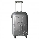 Valise coque Mickey relief argent