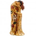 Figurine couple inspire de Klimt en rsine 34 cm