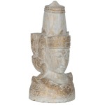 Buste de bouddha thalandais en bois 40 cm