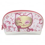 Trousse  maquillage Mani The Lucky Cat Blanche