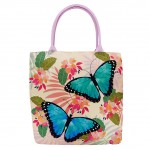Sac Shopping Amazon Love Rose - Papillons