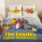 Parure de lit Beatles Yellow Submarine 2 places