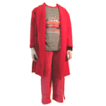 Ensemble robe de chambre et pyjama velours Cars