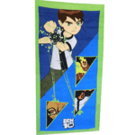 Serviette de bain Ben 10 bleu