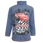 Sous-Pull col roul� Cars bleu