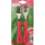 Set 2 couverts m�tal Charlotte aux fraises