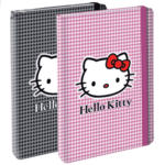 Carnet Hello Kitty �lastiqu� vichy