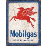 Plaque Dcorative Mobilgas Pegasus en mtal 40.5 x 31.5 cm