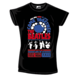 T-shirt Concert Beatles noir