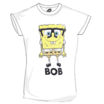 T-shirt Bob l'�ponge vintage Blanc