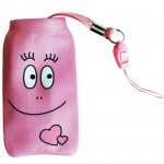 Housse chaussette Portable Barbapapa rose