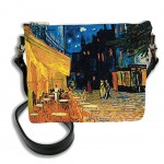 Sac bandoulire Van Gogh Terrasse du caf le soir Made in France