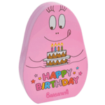 Boite m�tal forme Barbapapa Happy Birthday