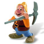 Figurine 7 nains, Joyeux