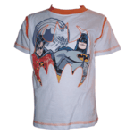 Tee-shirt Manches courtes Batman Blanc