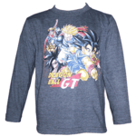 Tee shirt manches longues Dragon Ball gris