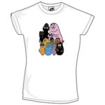 T-shirt Barbapapa Famille Blanc