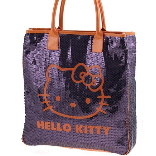 Hello Kitty sac noir verni - la fée du jouet