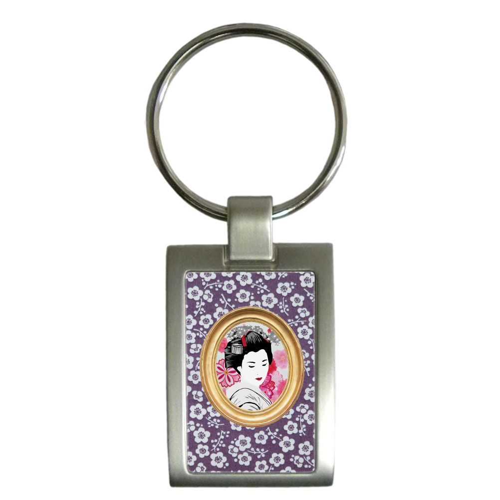 Porte-cls en mtal mat Geishas by Cbkreation