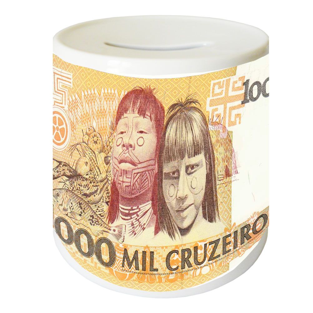 Tirelire Cruzado Brsilien Monnaie du monde by Cbkreation crami