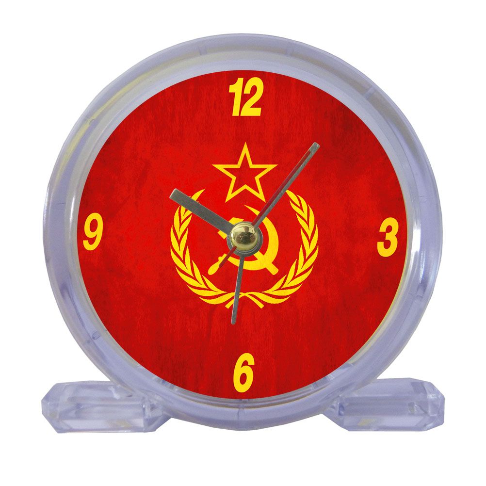 Rveil Plexiglas drapeau CCCP Urss by Cbkreation