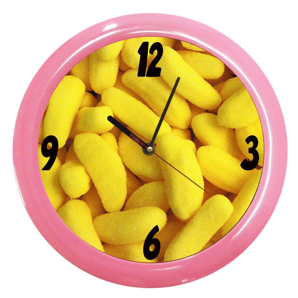 Horloge Bananes Douceurs de notre enfance by Cbkreation