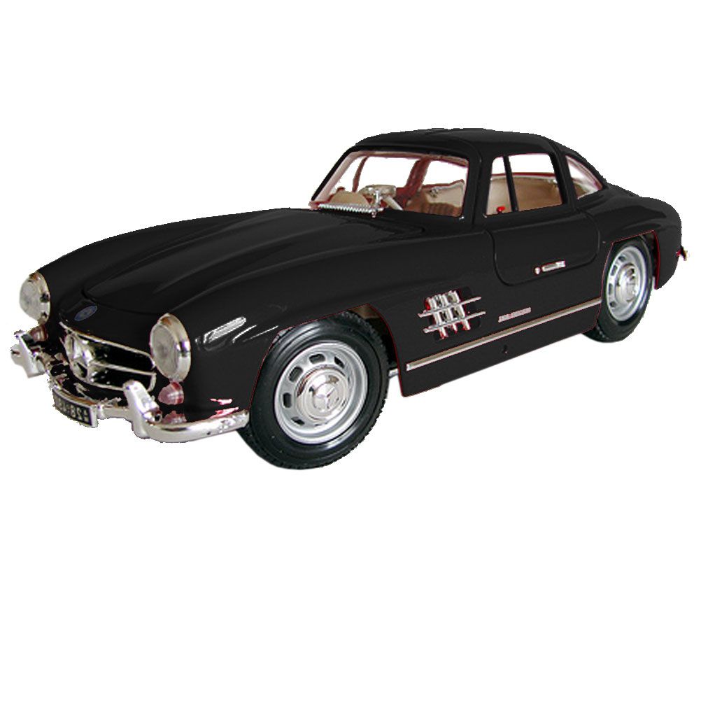 Voiture de collection  friction Mercedes 300SL noire