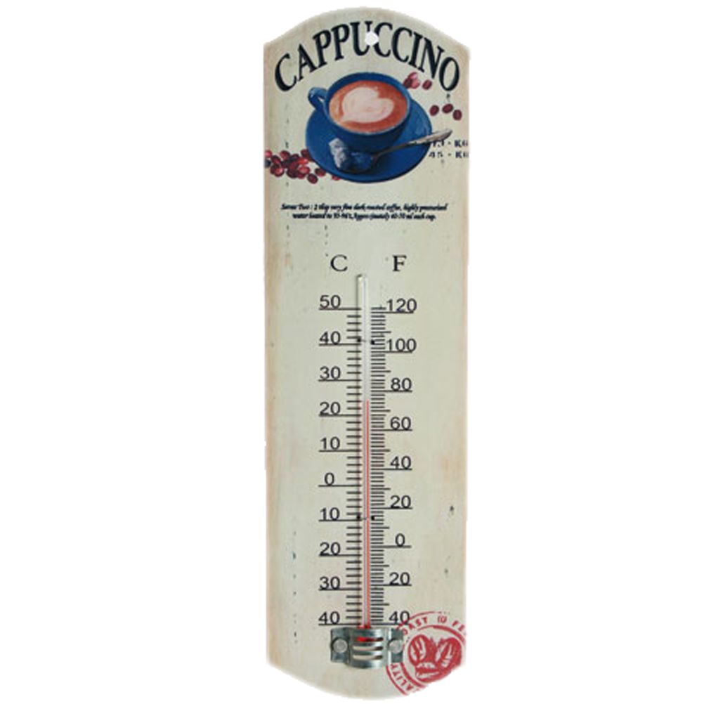 Thermomètre Métallique Rétro Nostalgic-Art - Bacardi - Pour Intérieur/extérieur - 28x6,5cm