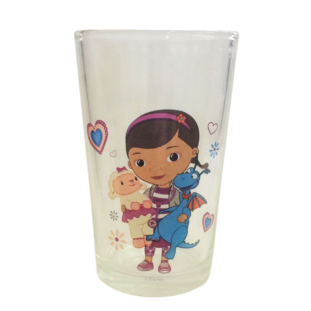 Verre  jus de fruit Disney Docteur la Peluche