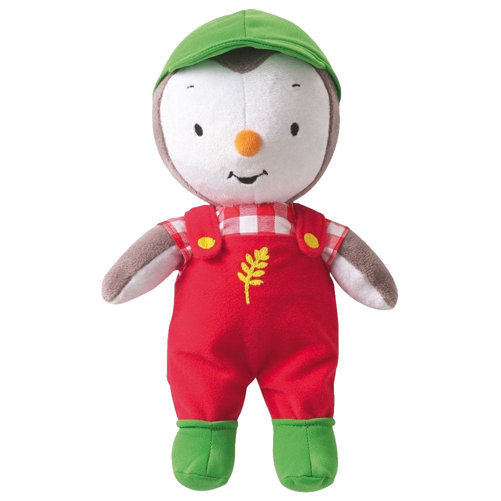 Grande Peluche Tchoupi petit fermier 27 cm