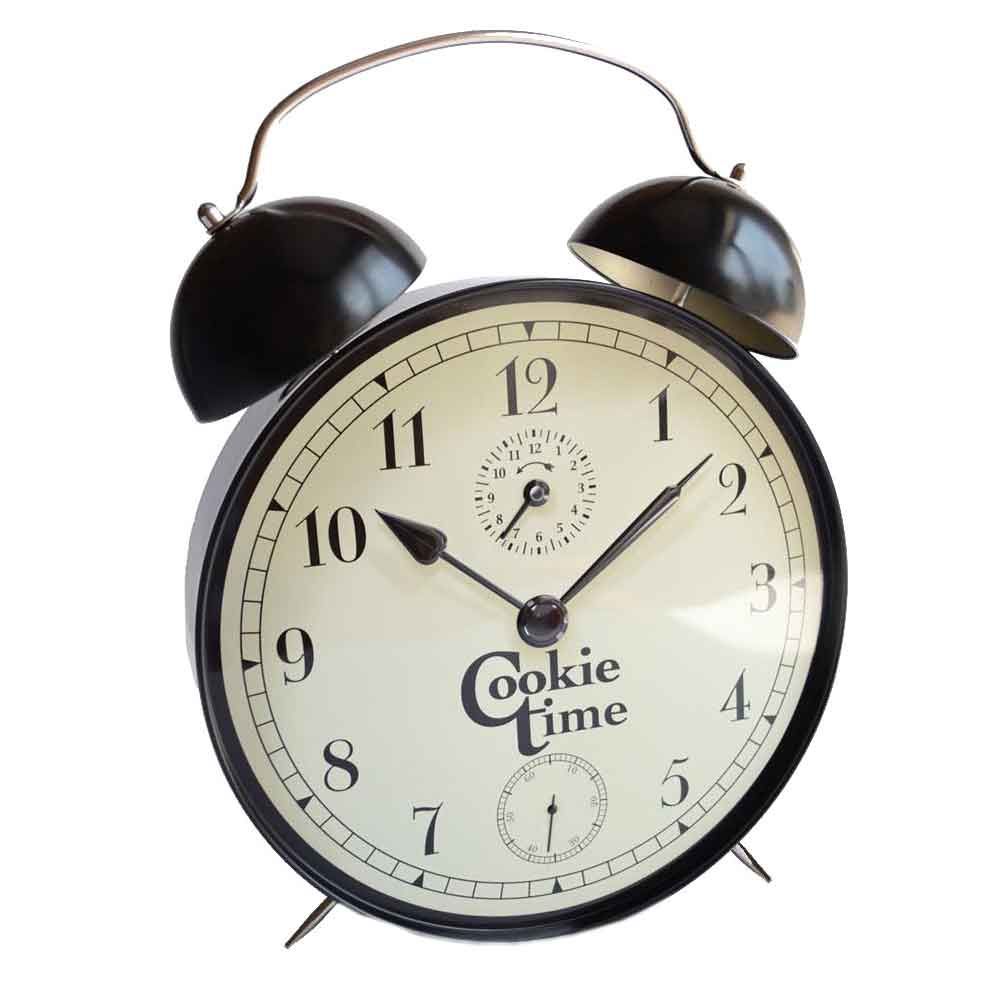 boite métal forme réveil vintage