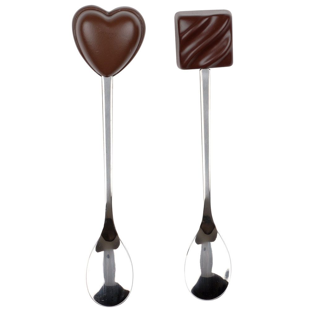 Set de 2 cuillres  dessert rsine Chocolats