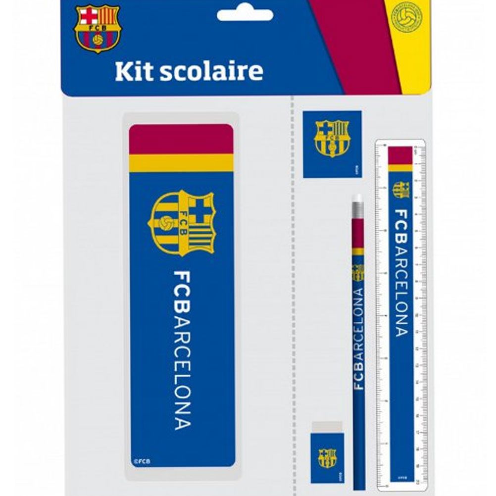 Set plumier et papeterie FC Barcelone