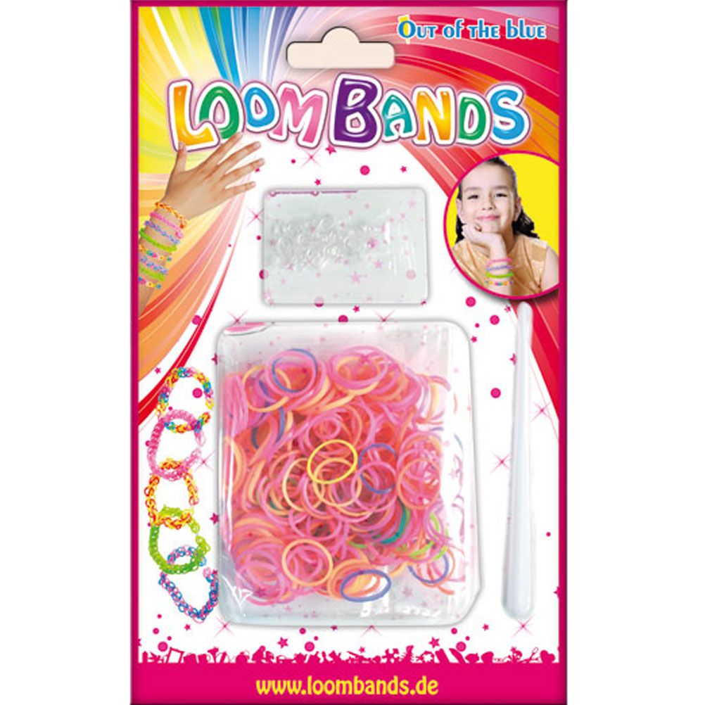 Elastiques Loom Bands Set de 300 avec crochets