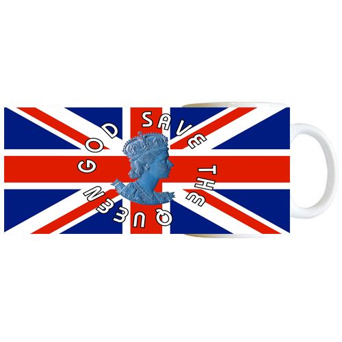 Mug God Save the Queen by Cbkreation