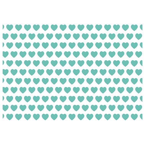 Tapis de souris petits coeurs verts by Cbkreation